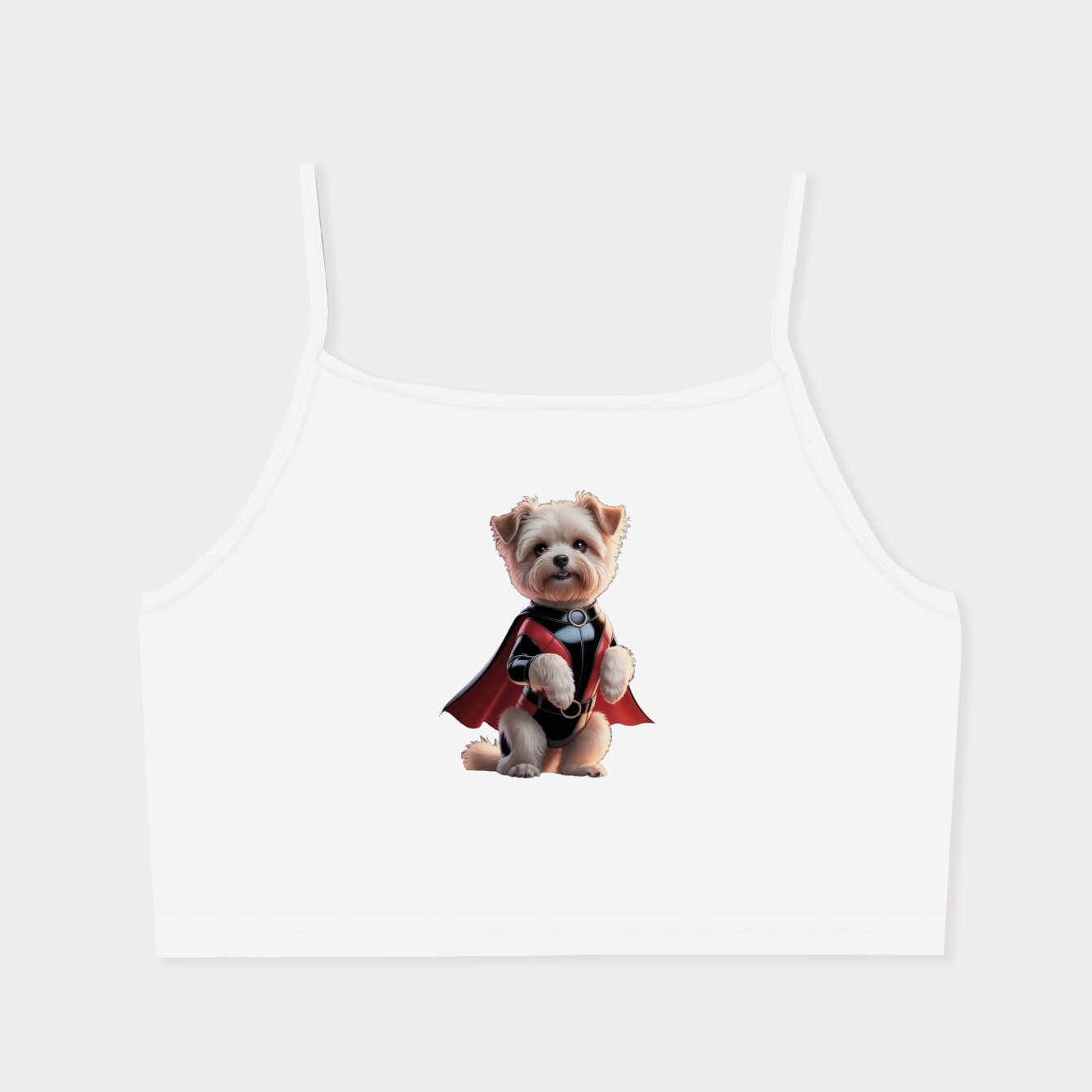 dogpool superhero pup Women's Spaghetti Strap Tank Top