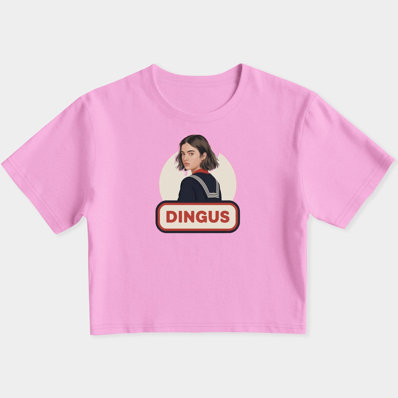 Stranger Things Dingus Women's Slim Fit Baby Tee