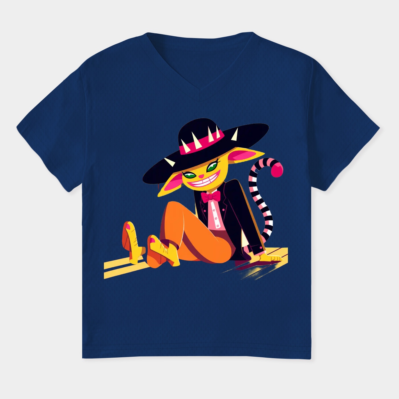 Helluva Biss Striker Women's Plus Size V-Neck T-Shirt