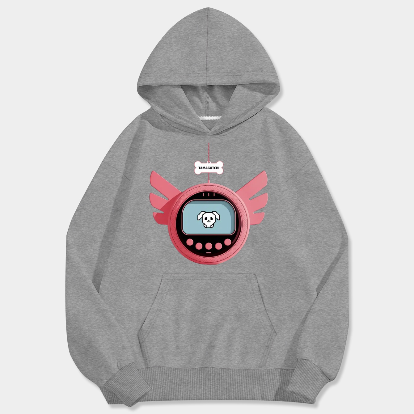 Tamagotchi Uni Men's Big & Tall Hoodie