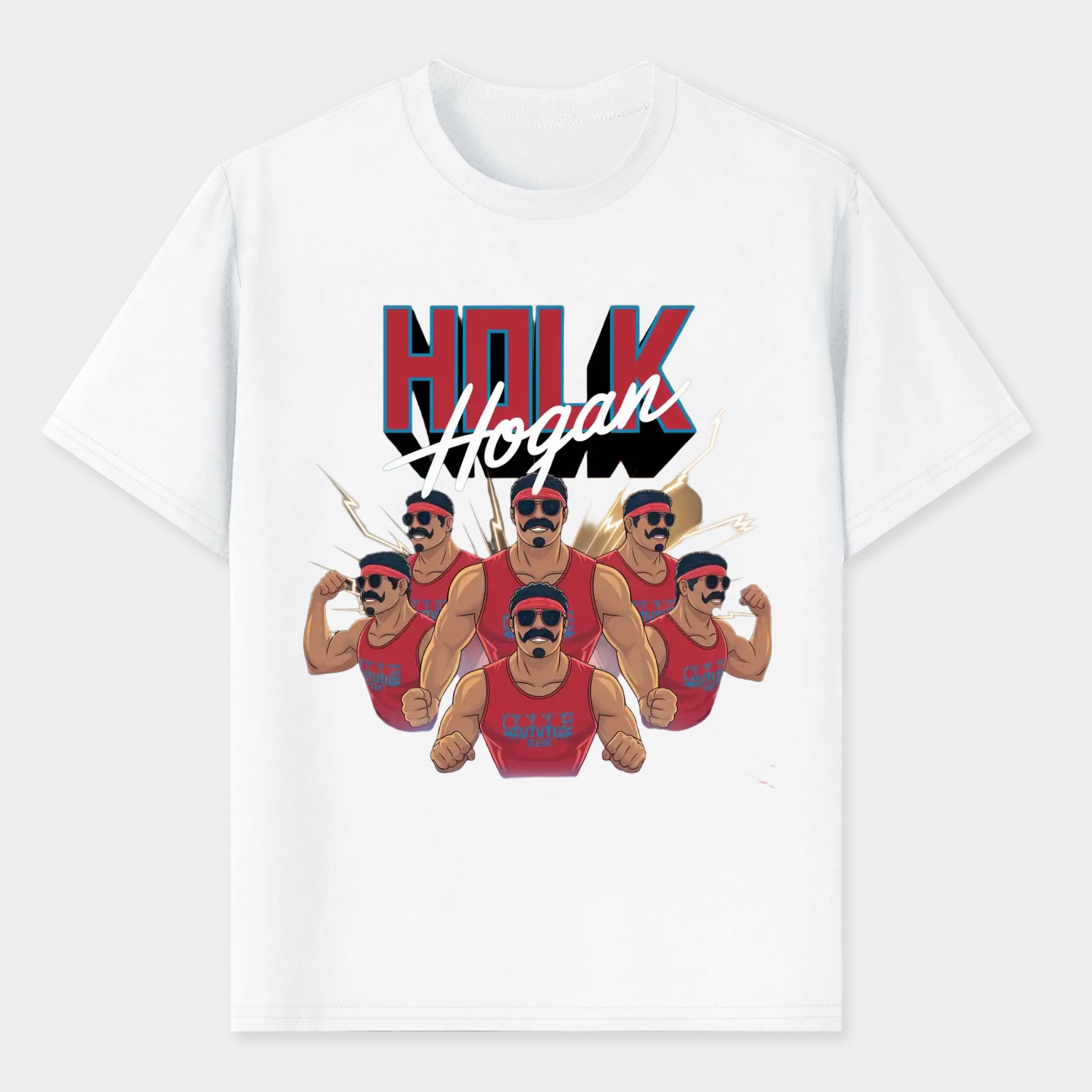Hulk Hogan 90s Collage Fan Men's T-Shirt