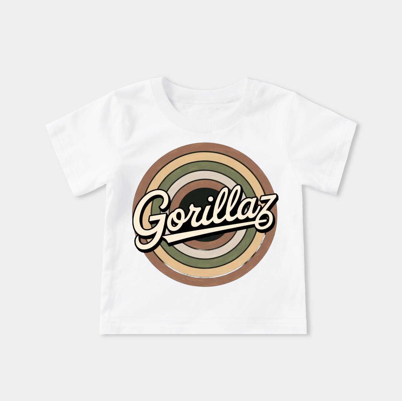 Gorillaz Circle Crayon Youth Classic T-Shirt