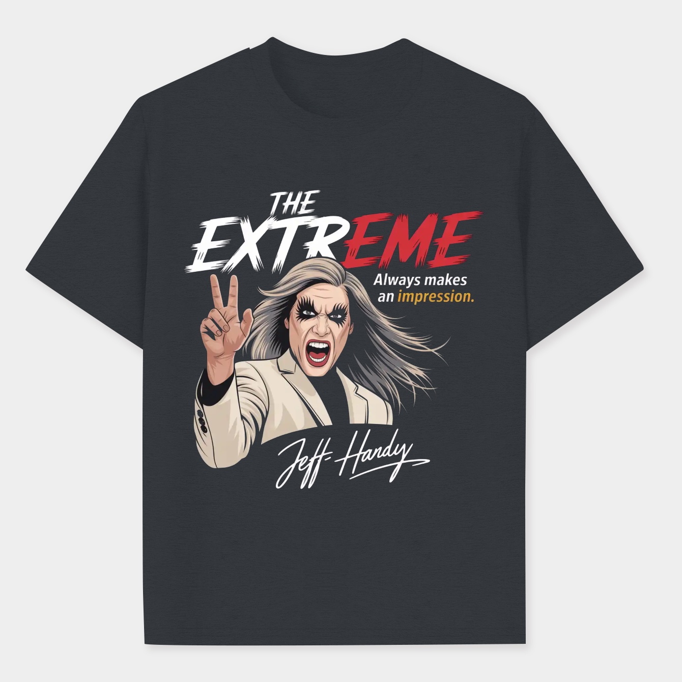 Jeff Hardy Extreme Impression Men's Performance Athletic T-Shirt