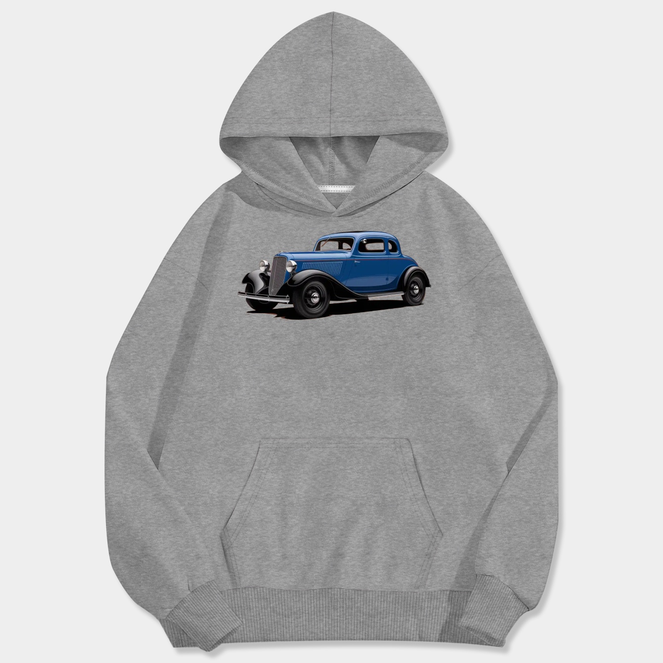 34' 5-Window Coupe Men's Big & Tall Hoodie