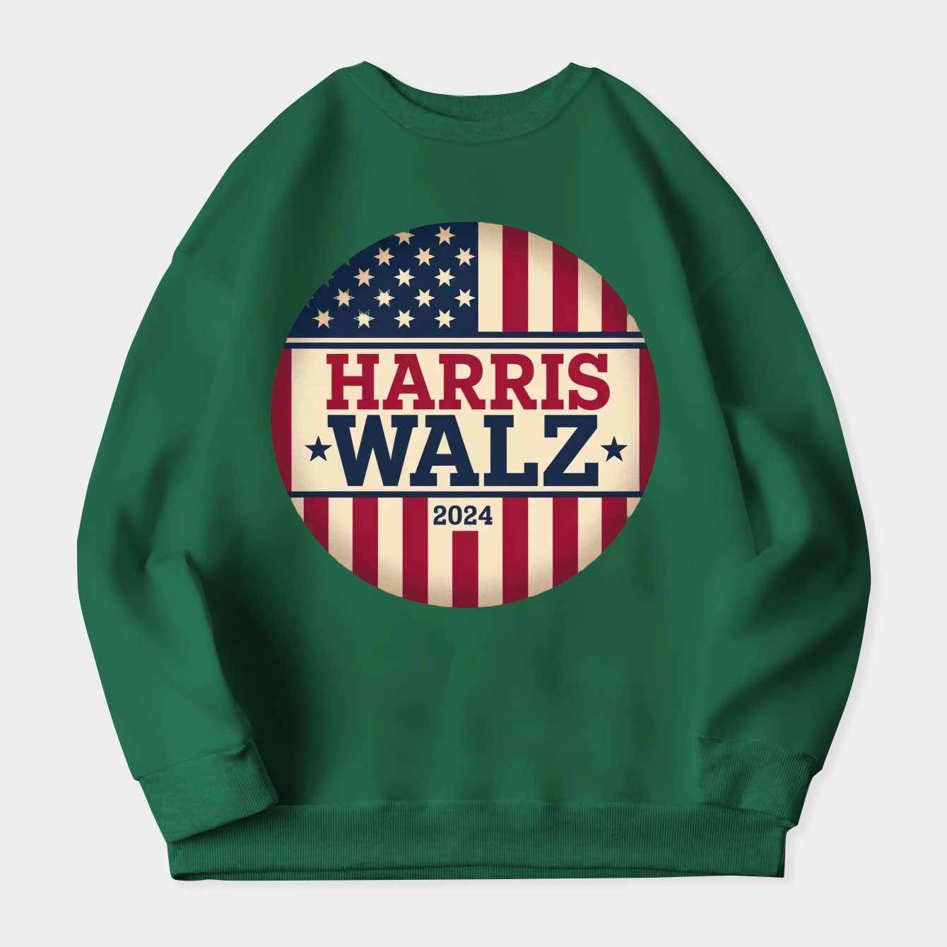 HARRIS WALZ 24 DEMOCRACY 2024 Women's Plus Size Sweatshirt
