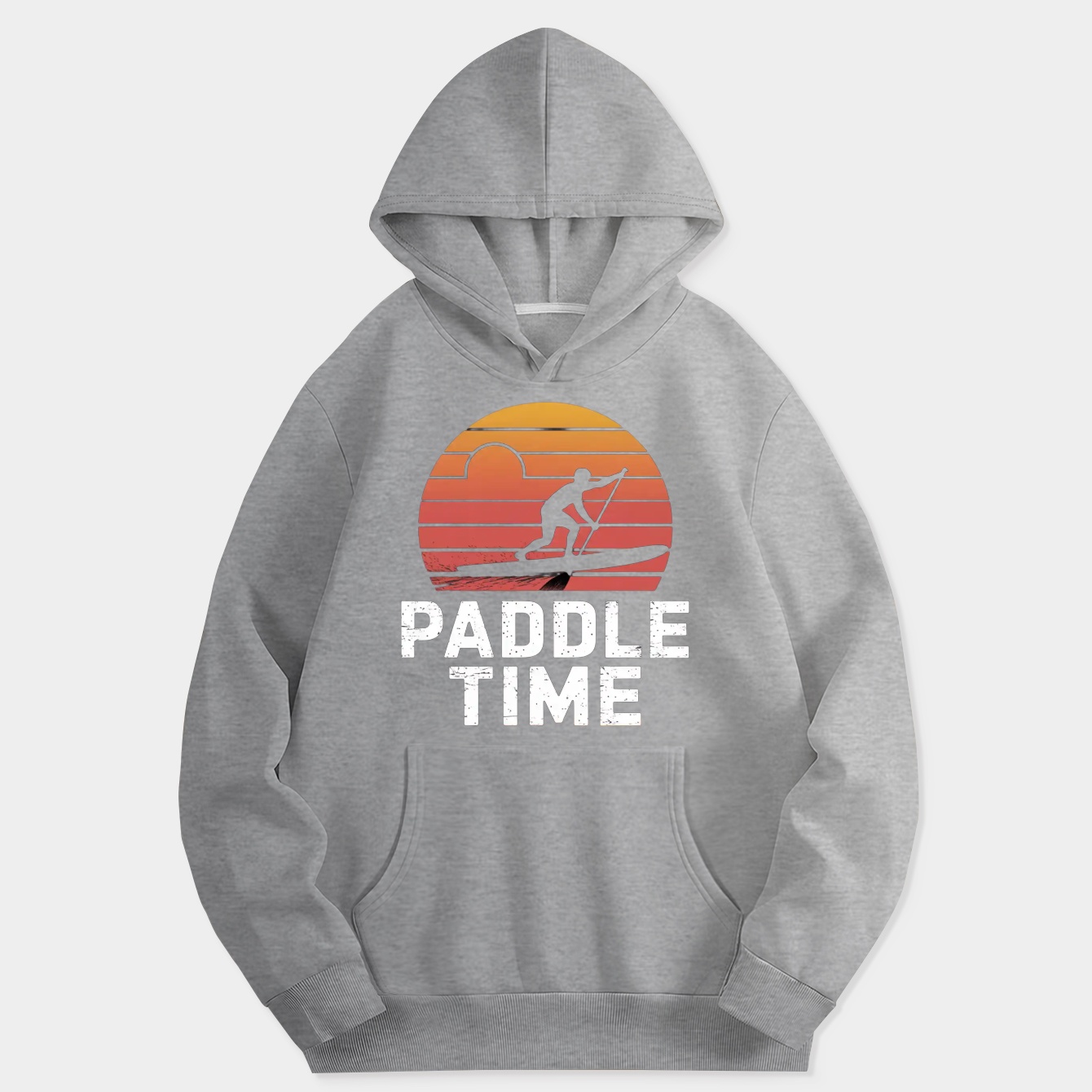 Paddle Time Vintage Sunset Women's Hoodie