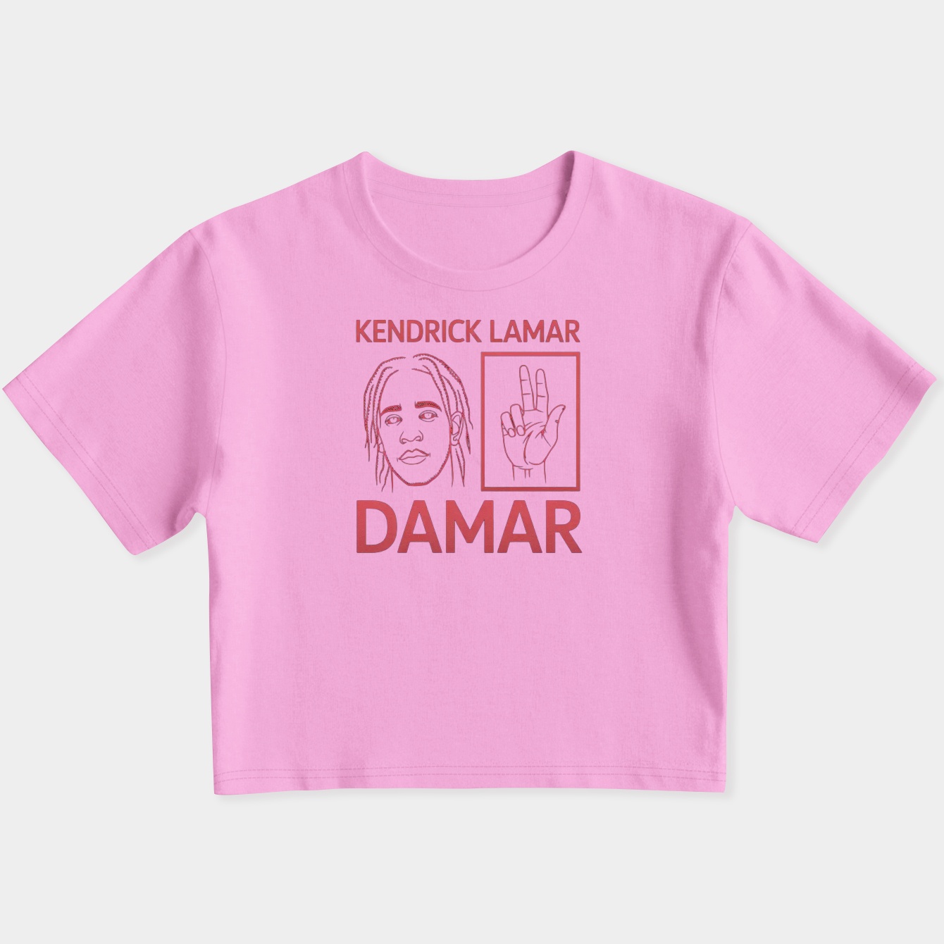 Damn by Kendrick Lamar Women's Slim Fit Baby Tee