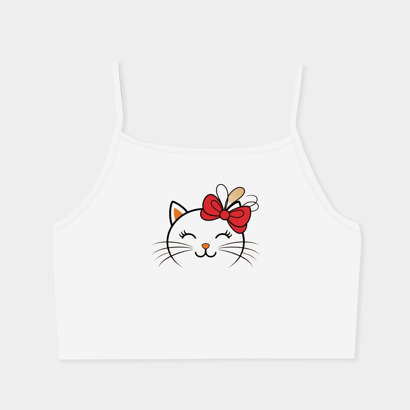 Kitty Women's  Spaghetti Strap Tank Top