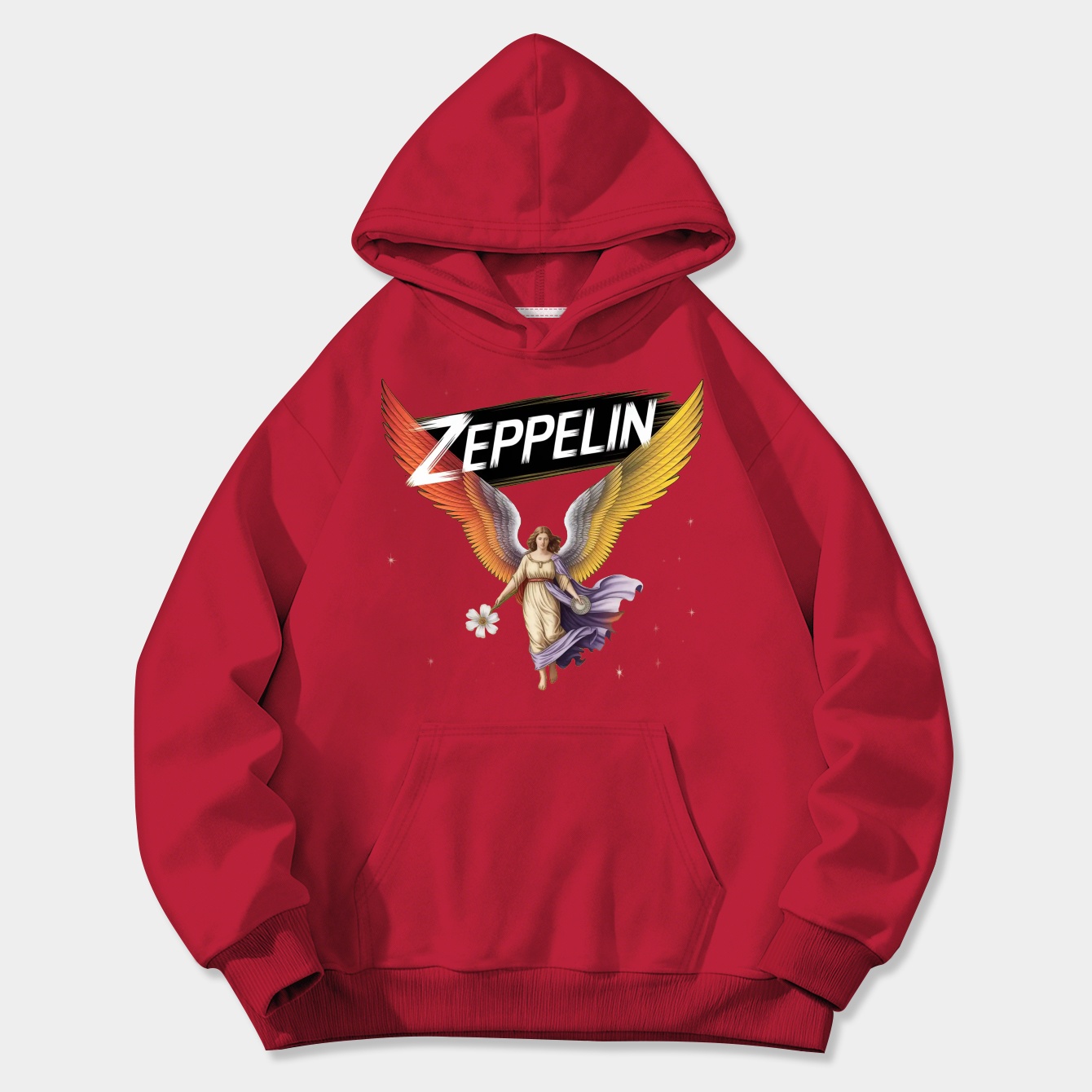 Zeppelin Statut Flower Women's Plus Size Hoodie