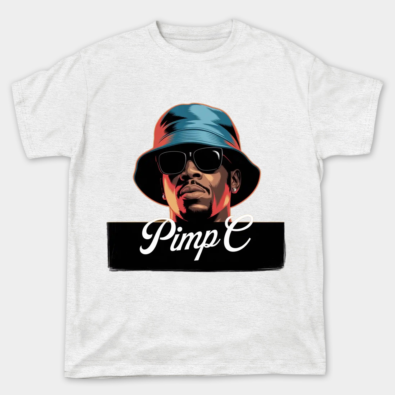 Pimp C Rapper Face Bootleg Women's Plus Size T-shirt
