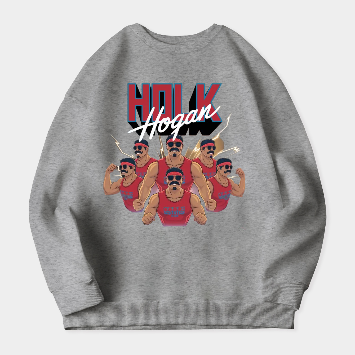 Hulk Hogan 90s Collage Fan Women's Crewneck Sweatshirt