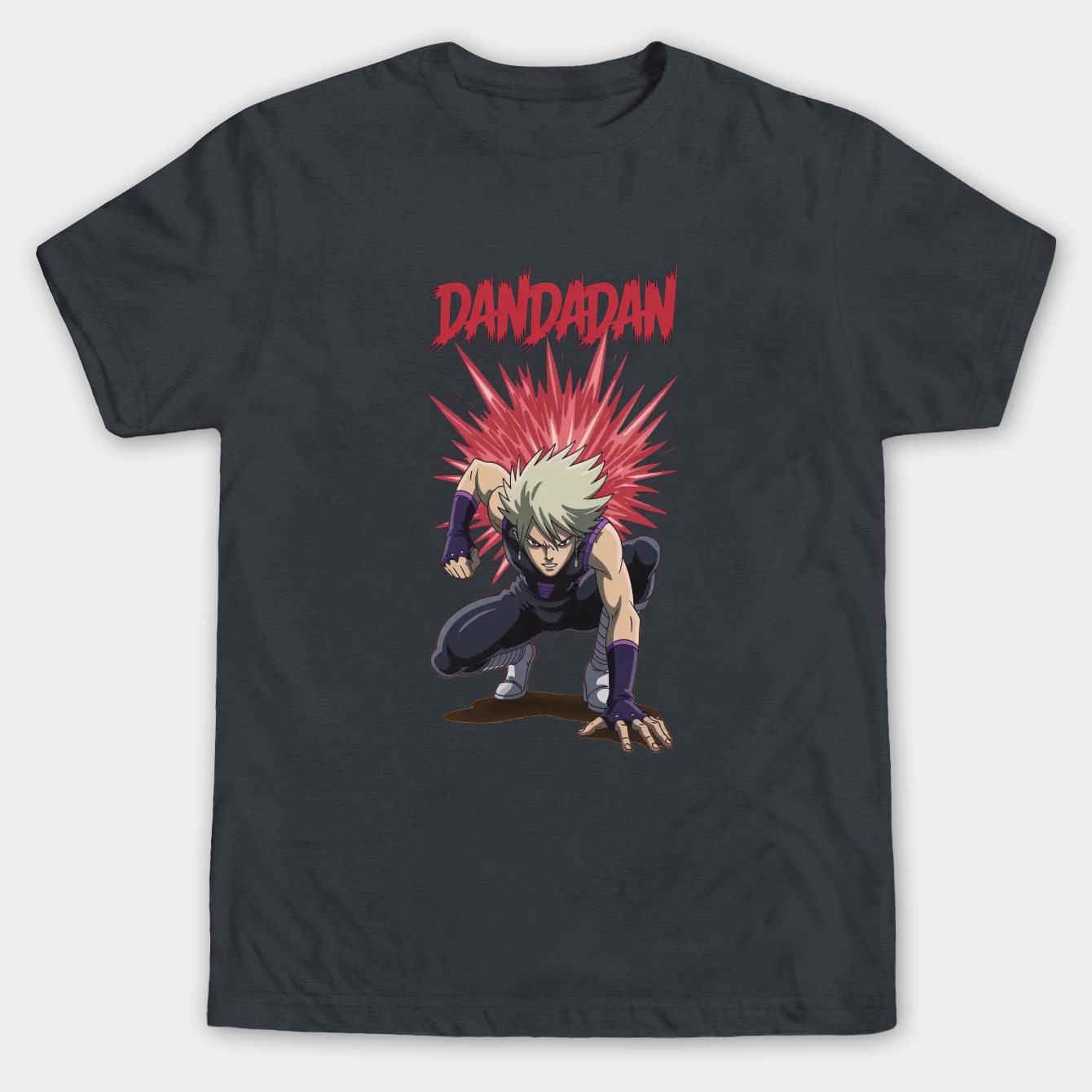 Okarun Dandadan Dynamic Scene Men's Big & Tall T-shirt