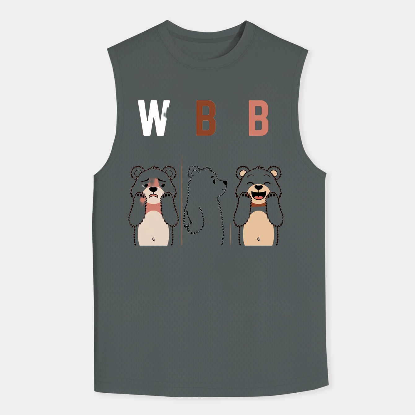Ice Cream Bears Men's Big & Tall Tank Top