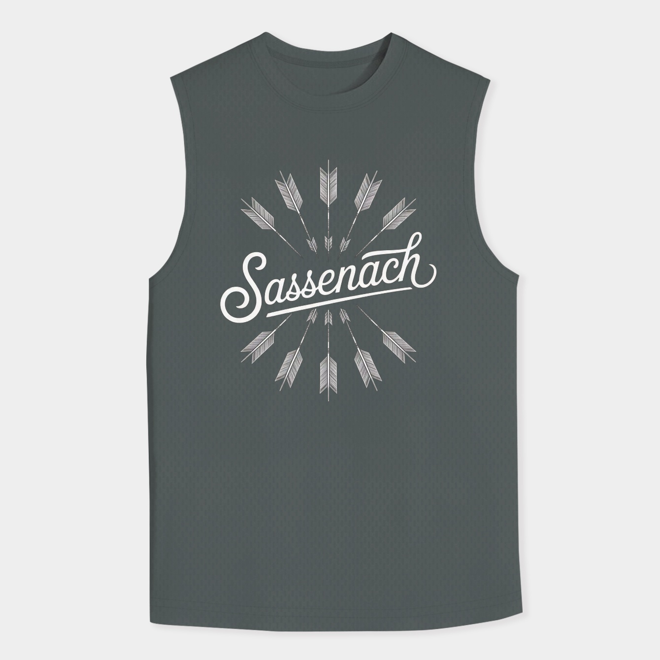 Sassenach Arrow Circle Design Men's Tank Top