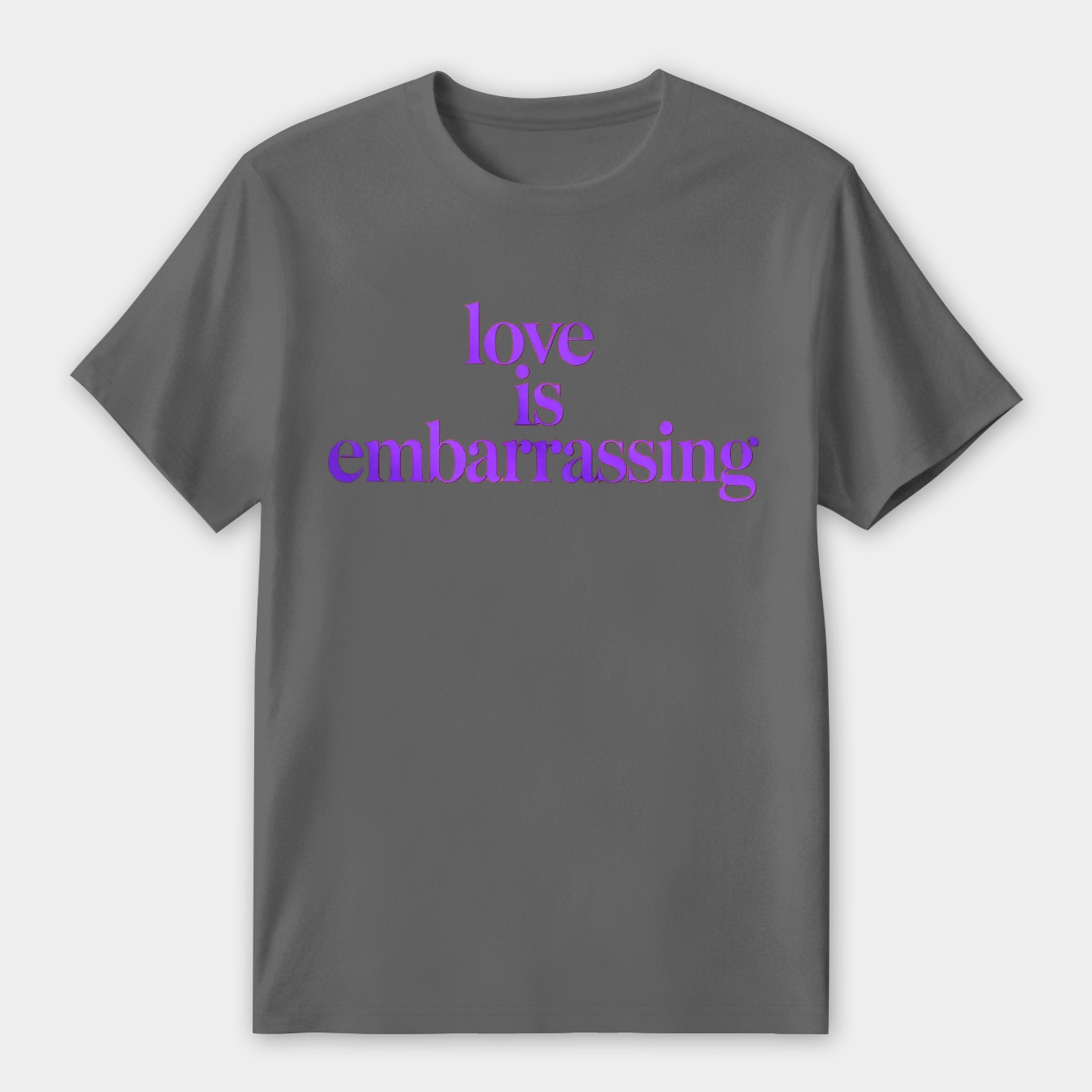 love is embarrassing Women's Premium Soft T-Shirt