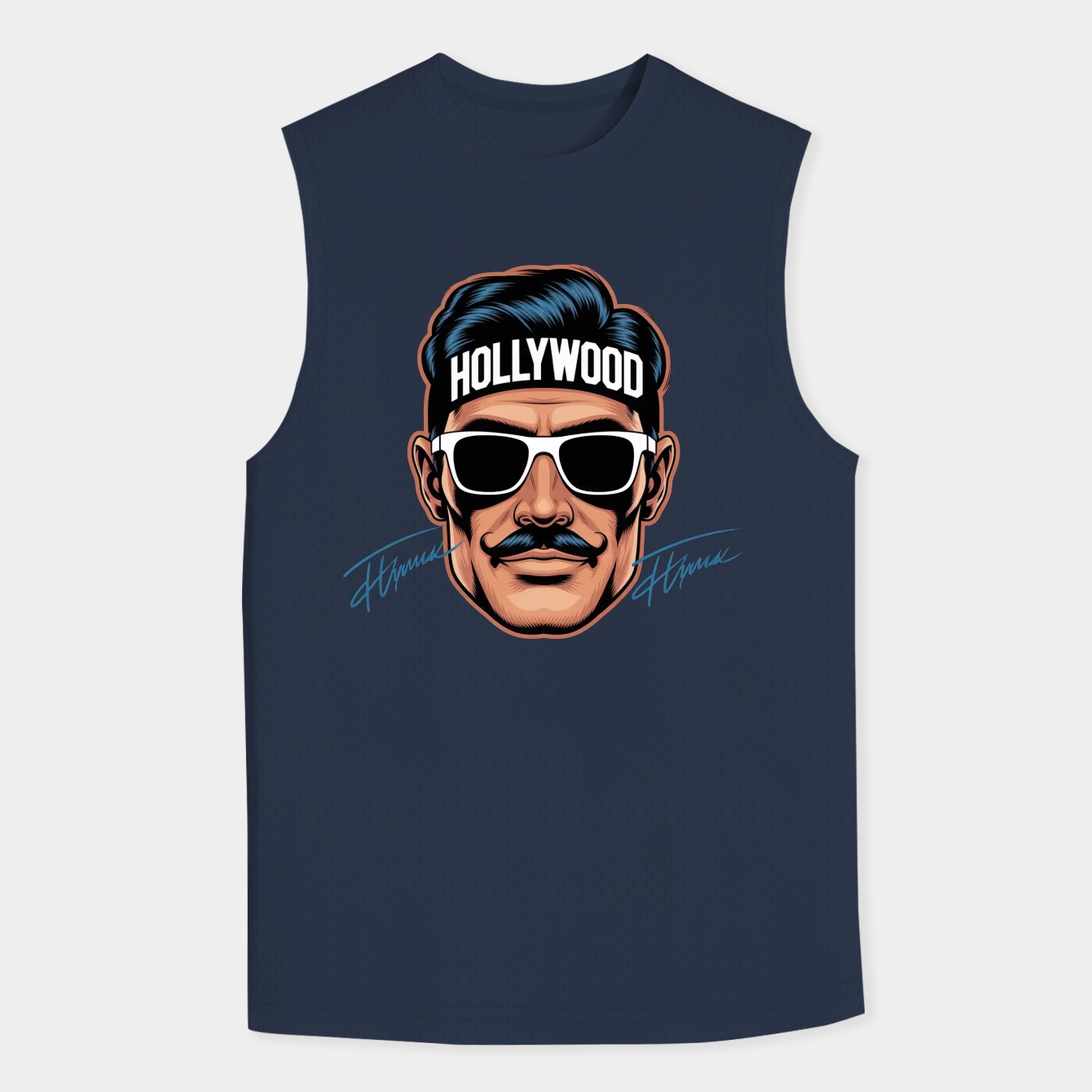 Hulkaia Face Hulk Hogan Men's Big & Tall Tank Top