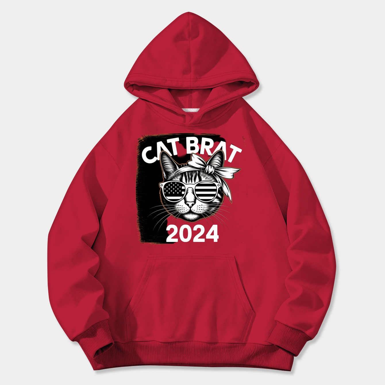 Cat Brat 2024 Women's Plus Size Hoodie