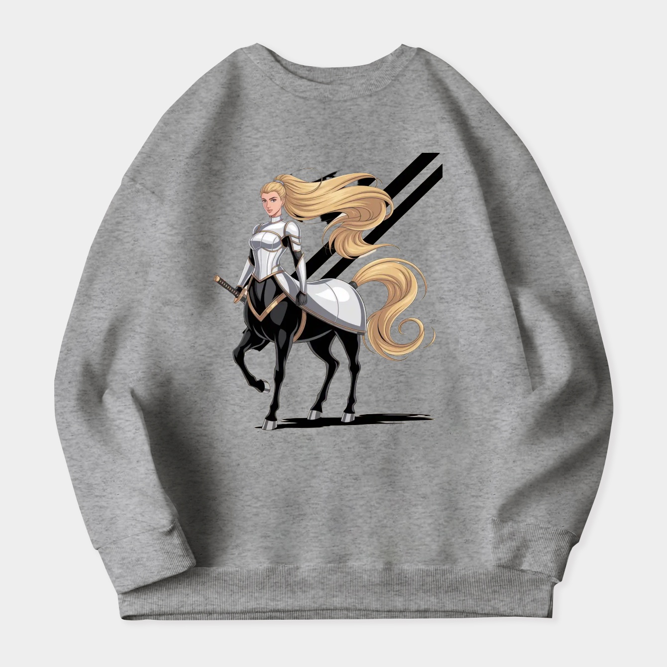 Monster Musume no Iru Nichijou, Everyday Life with Monster Girls, Centorea Shianus Solo Character Design Women's Plus Size Sweatshirt