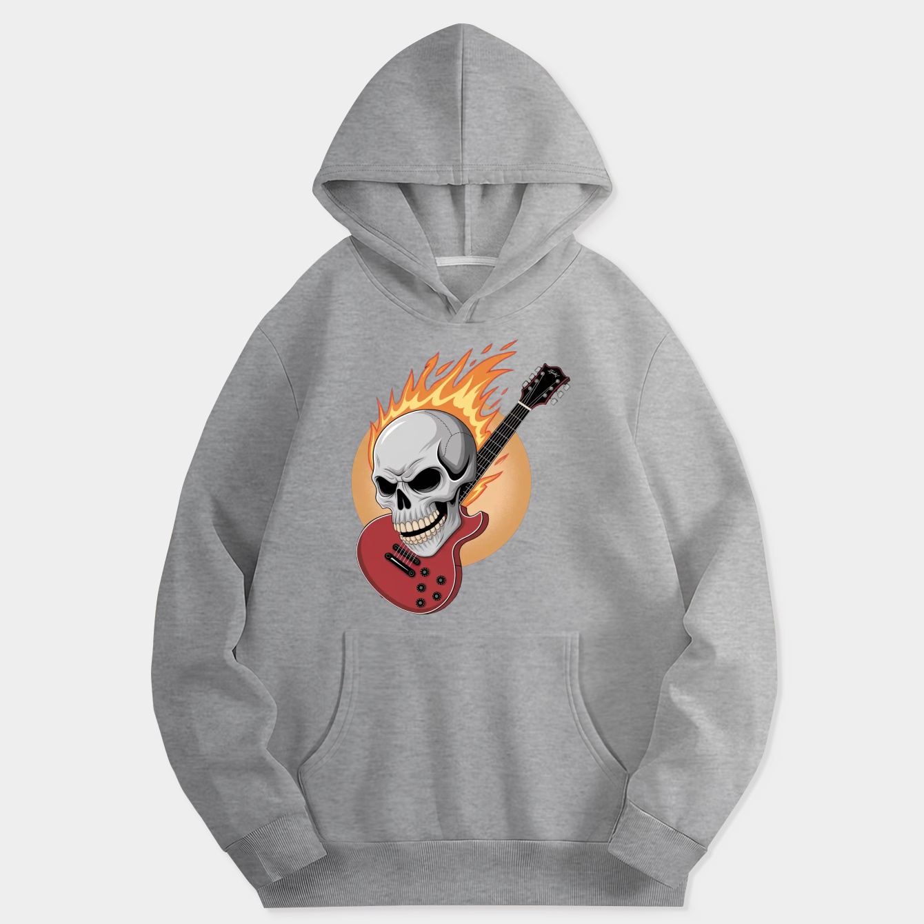 System Fire Skull Women's Hoodie