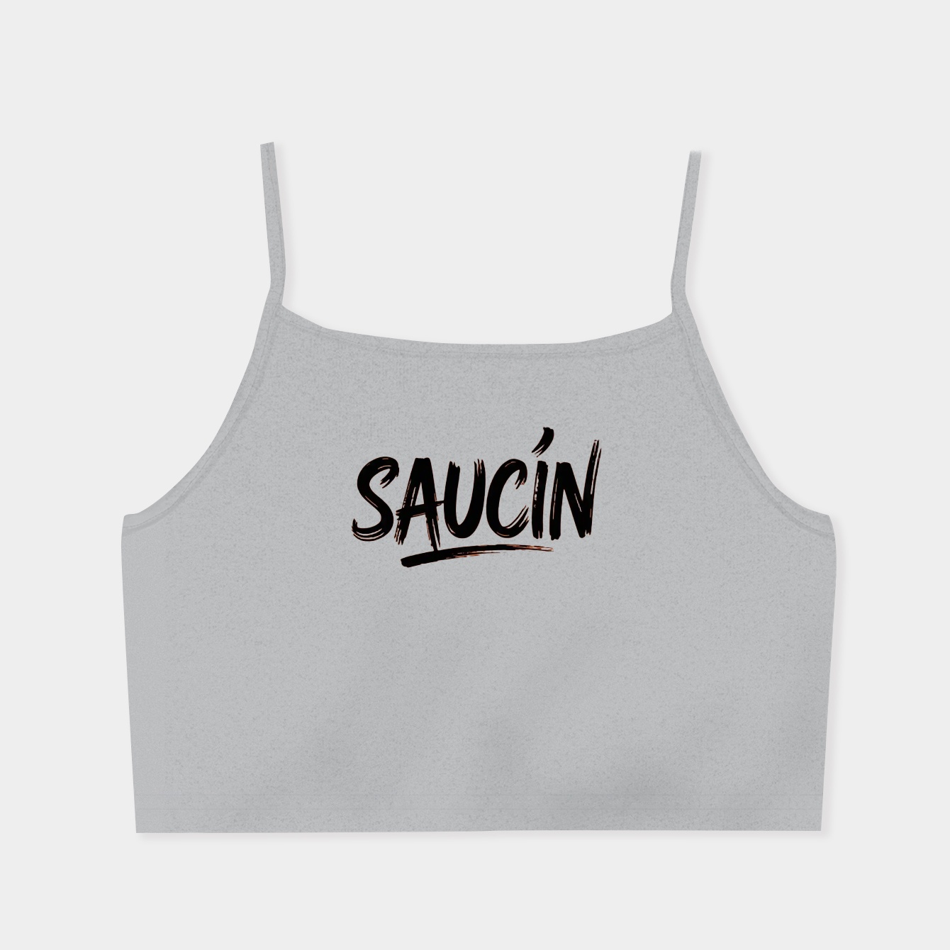 Saucin Women's  Spaghetti Strap Tank Top