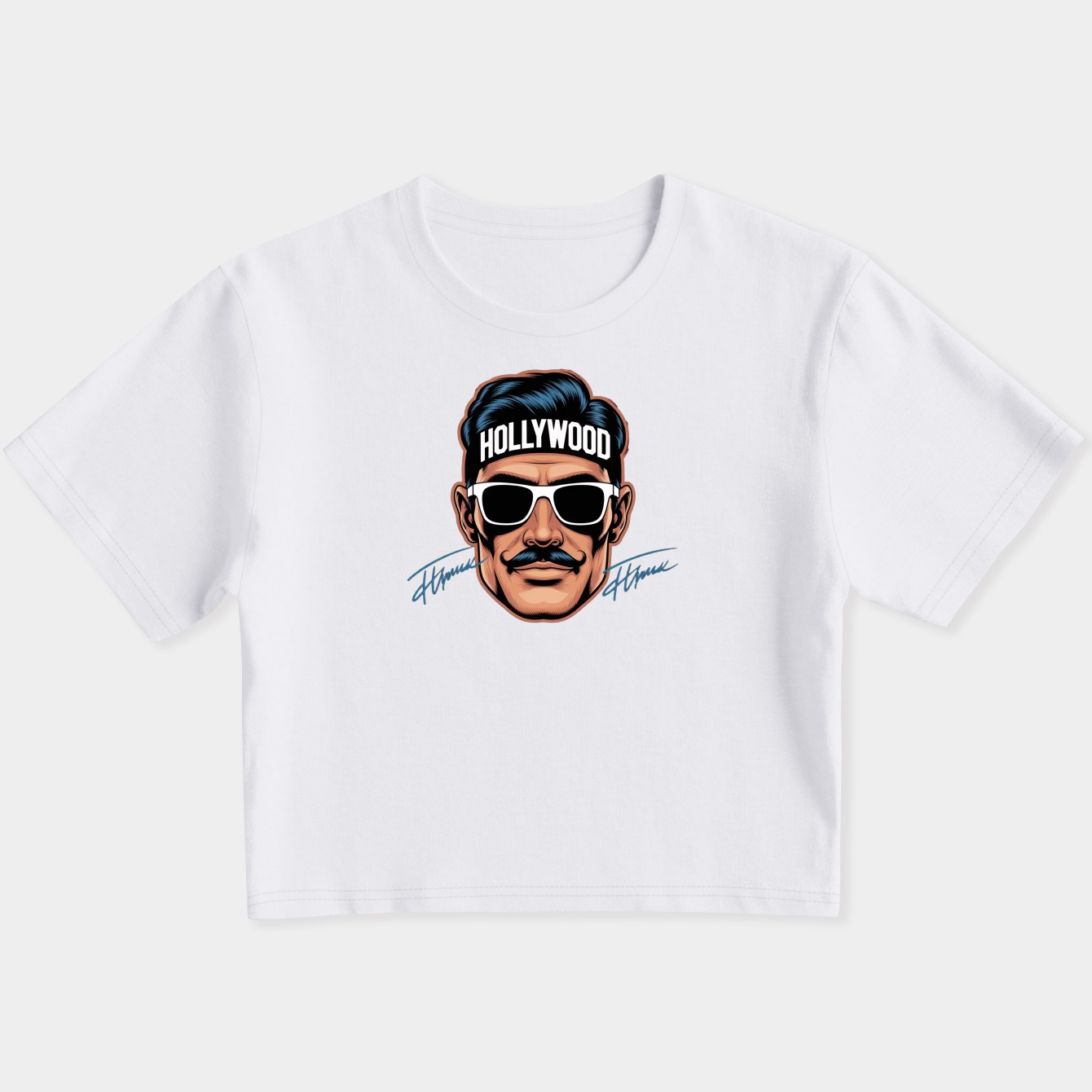 Hulkaia Face Hulk Hogan Women's Slim Fit Baby Tee