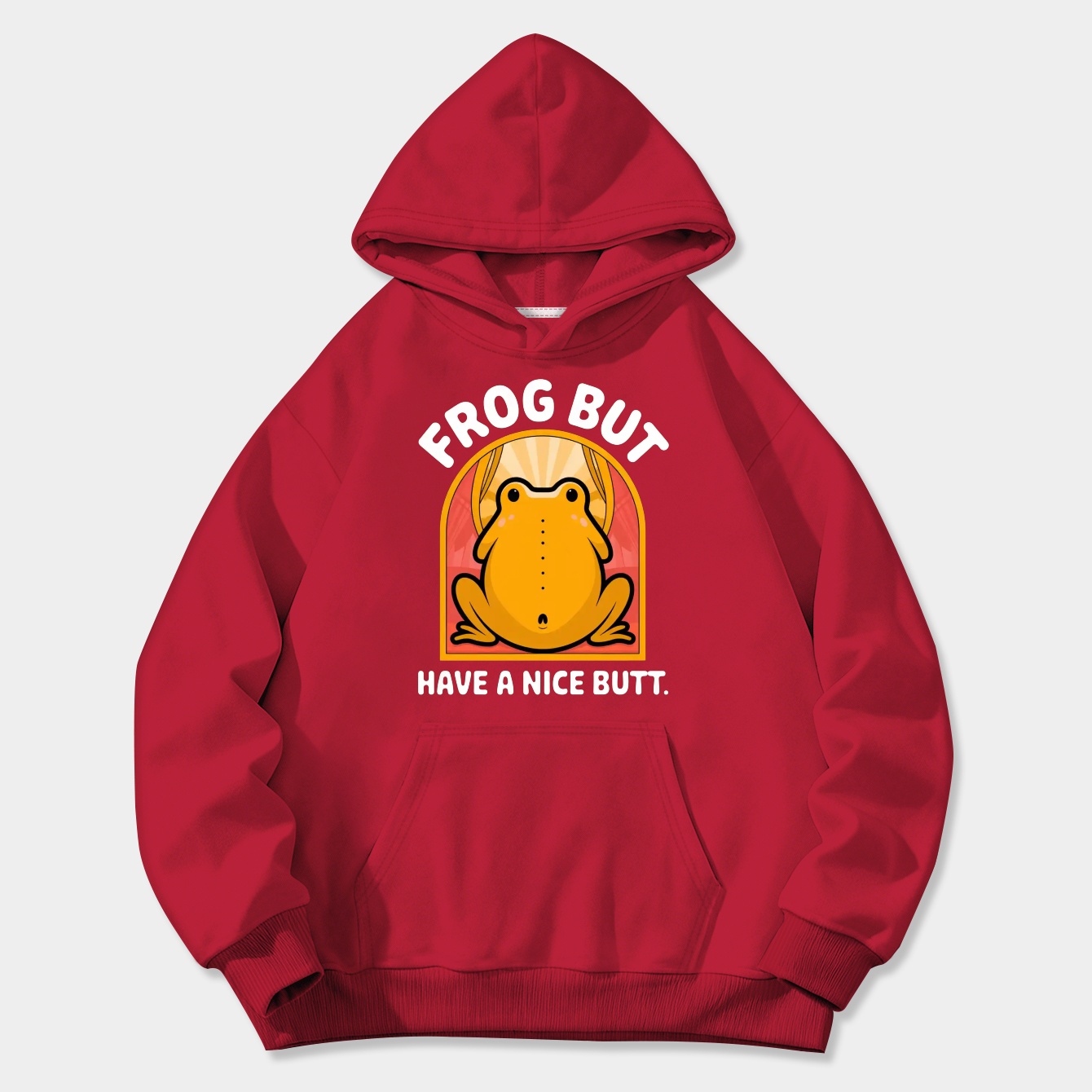 Frog But Have a Nice Butt Women's Plus Size Hoodie