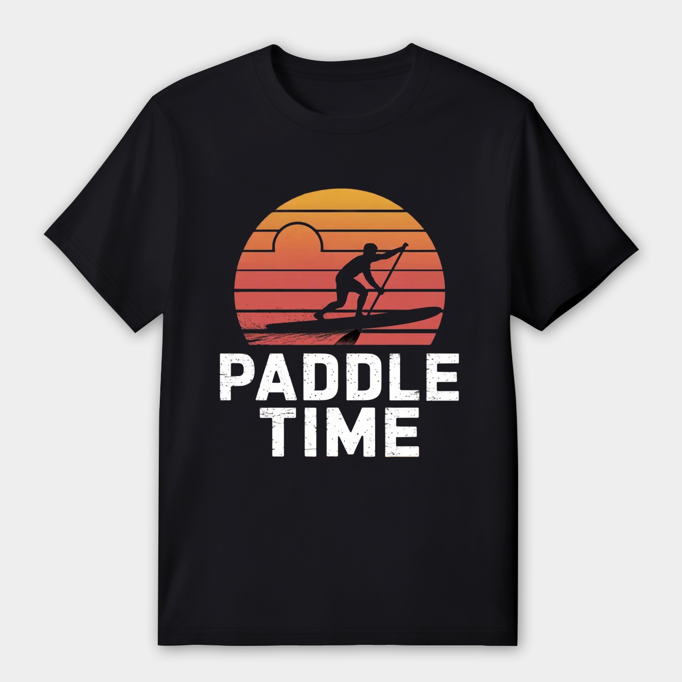 Paddle Time Vintage Sunset Women's Premium Soft T-Shirt