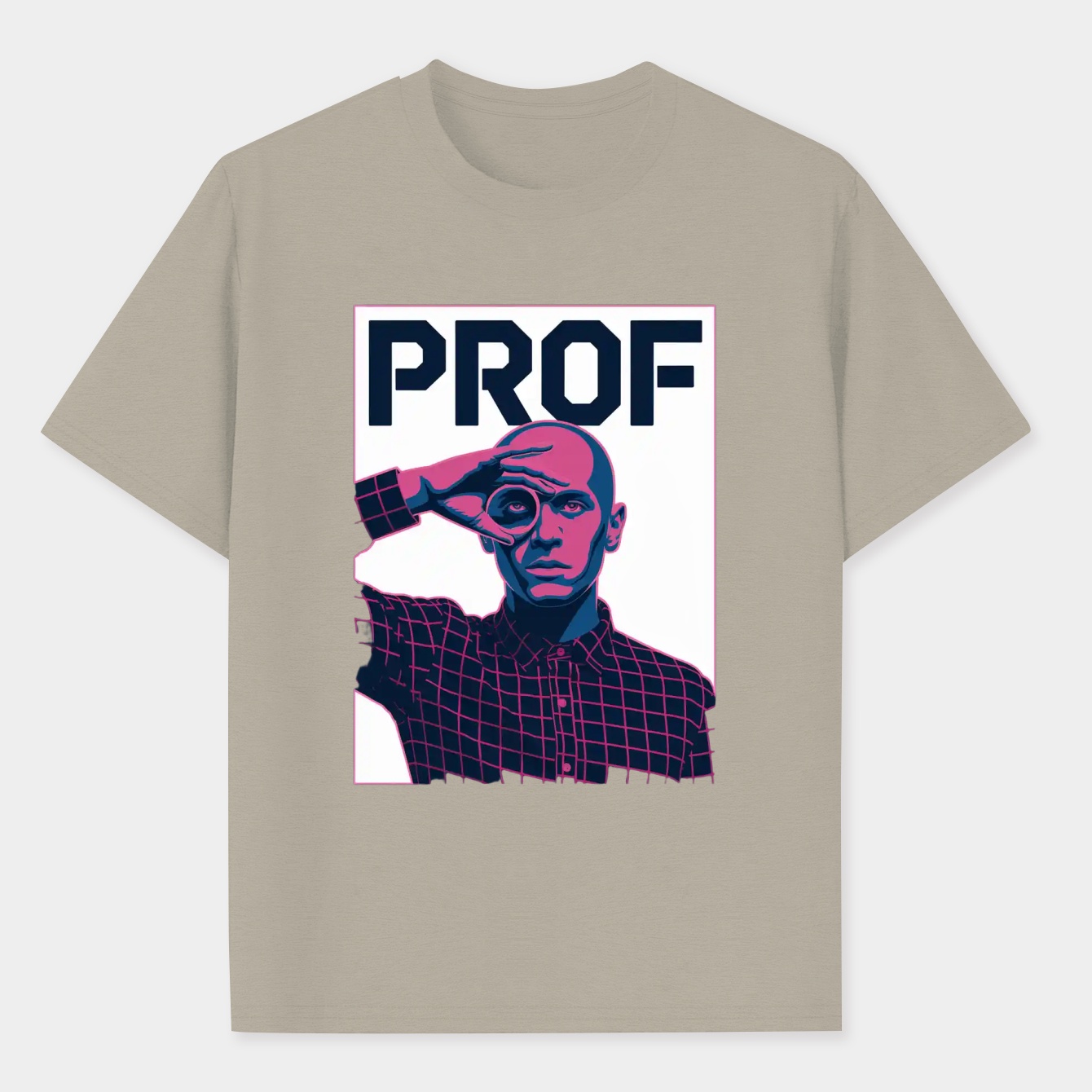 Prof Graphic Portrait Design Men's Performance Athletic T-Shirt