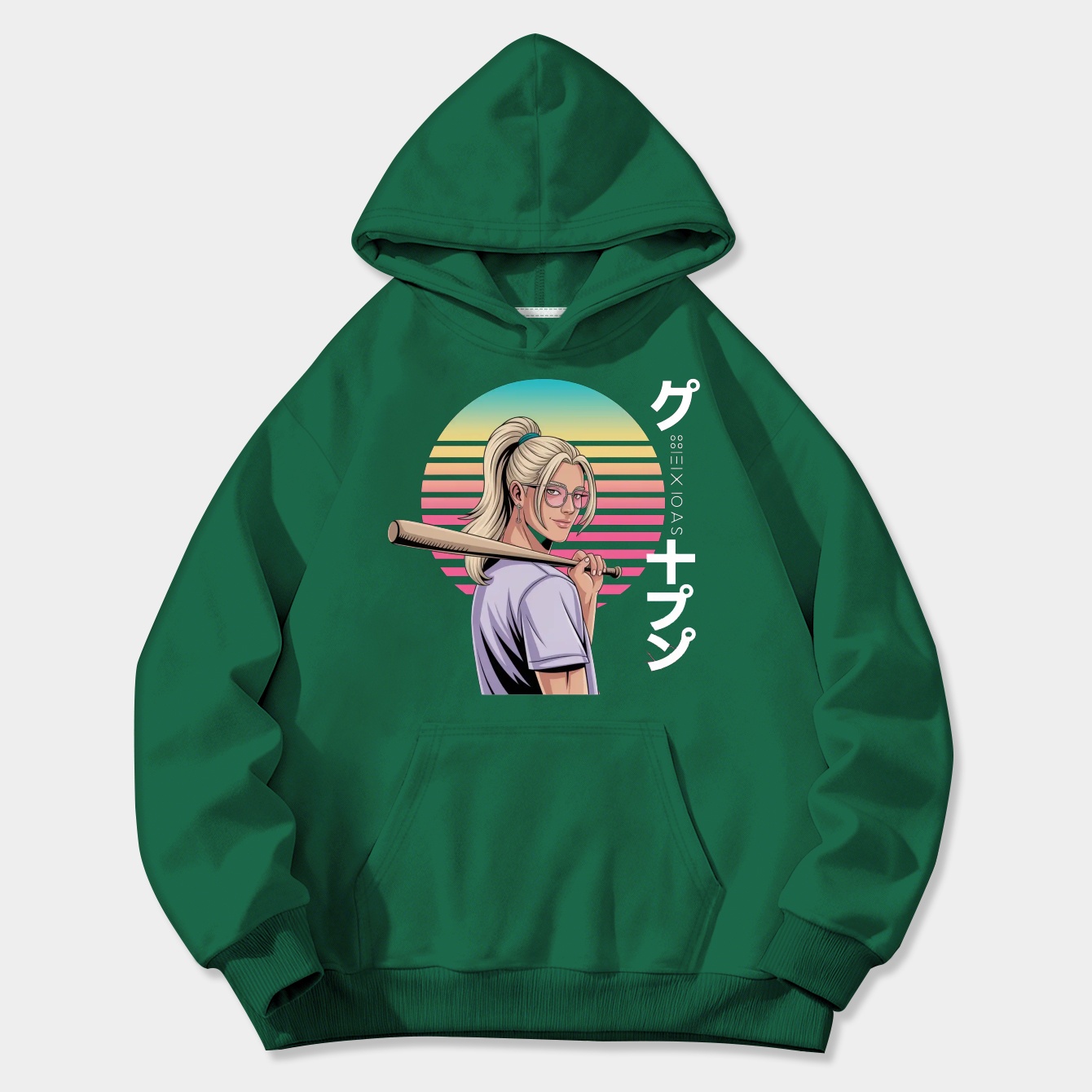 Seiko Ayase (Dandadan) Retrowave Women's Plus Size Hoodie