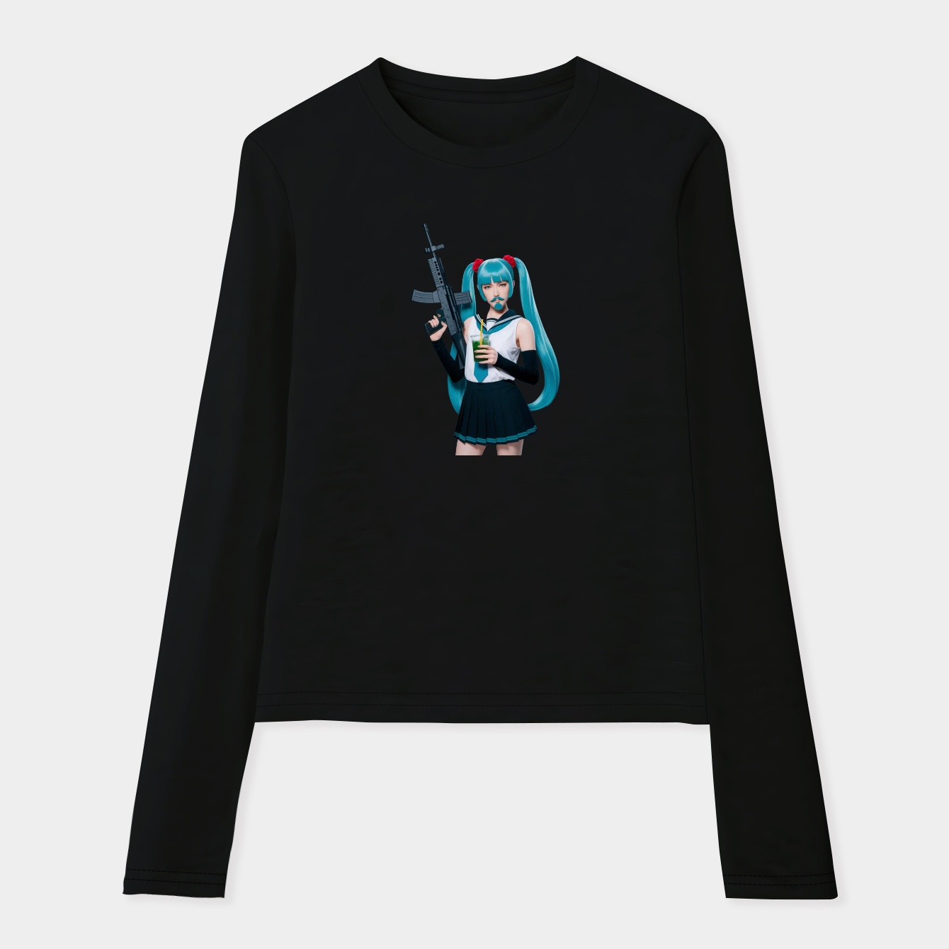 bbno$ Miku Mikuno$ Women's Soft Long Sleeve T-Shirt