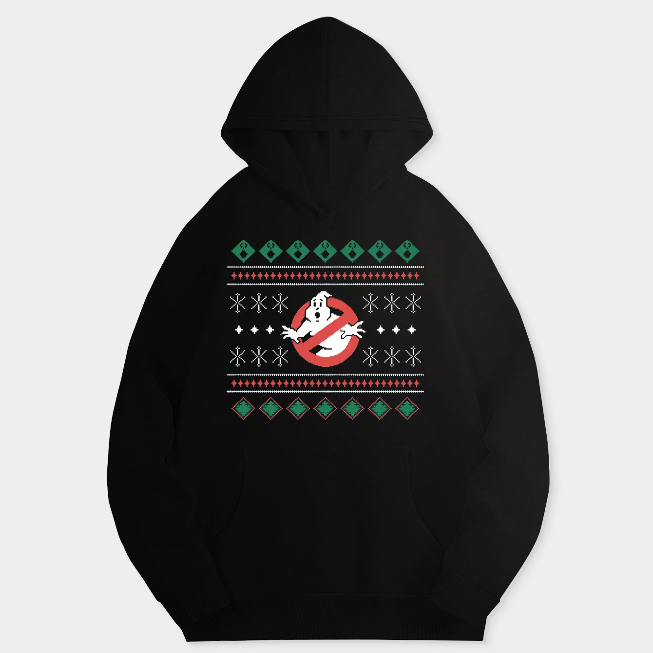 Ghostbusters Logo Ugly Christmas Women's Hoodie