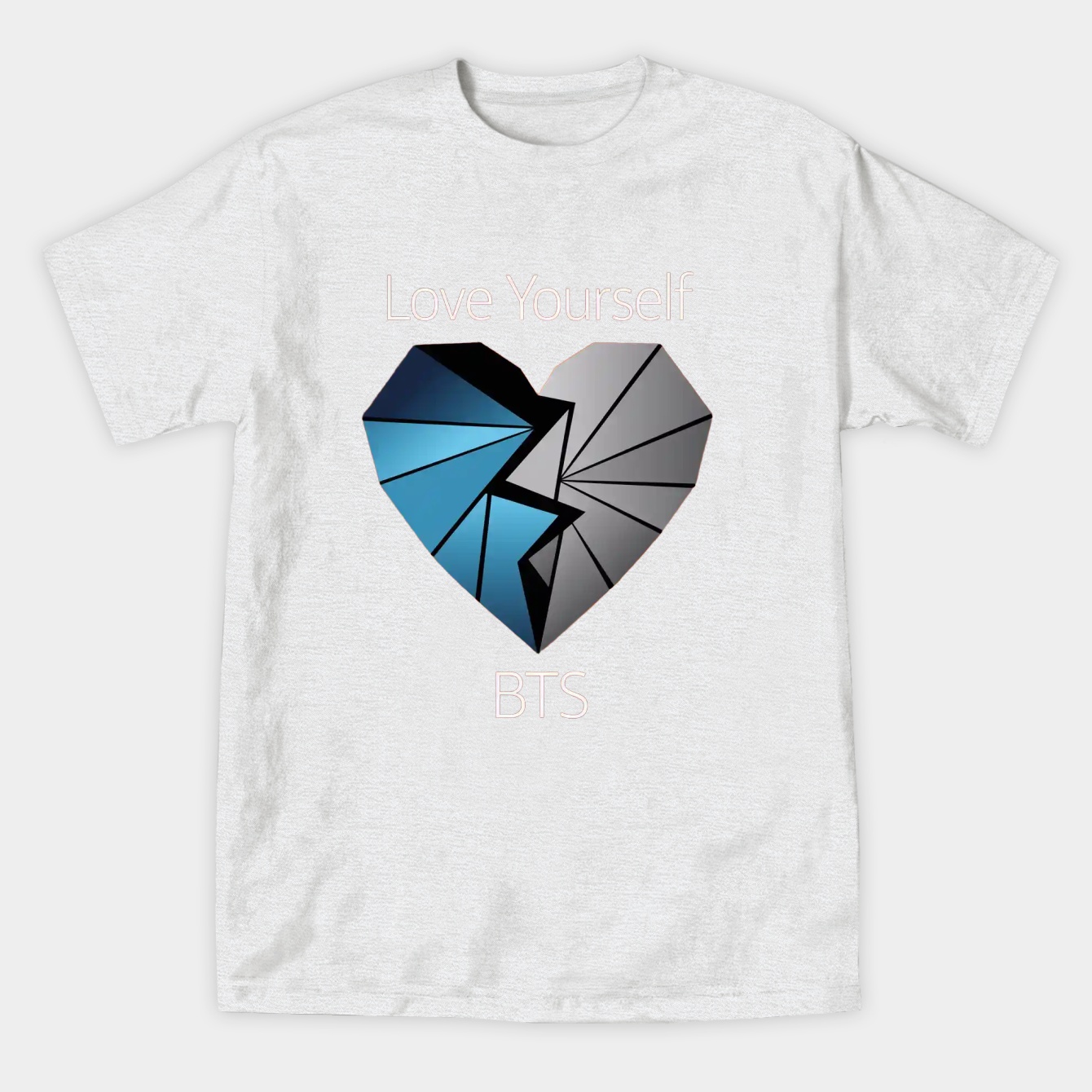 Love Yourself BTS Blue Women's Athletic Performance T-Shirt