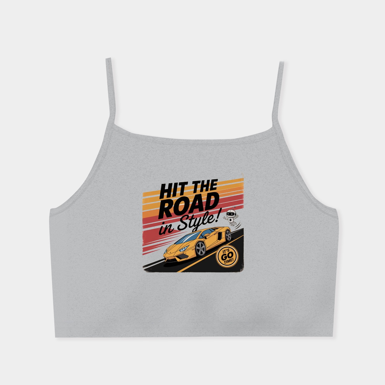 Transformers Hit The Road Women's  Spaghetti Strap Tank Top