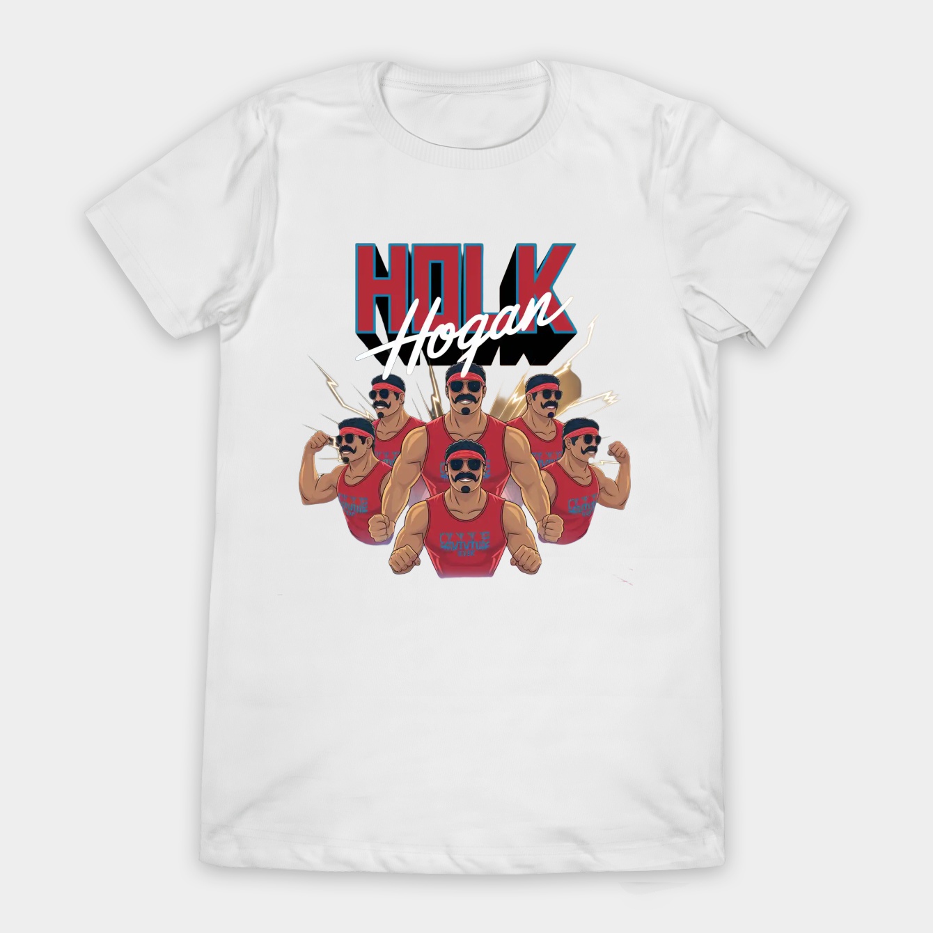 Hulk Hogan 90s Collage Fan Women's T-Shirt