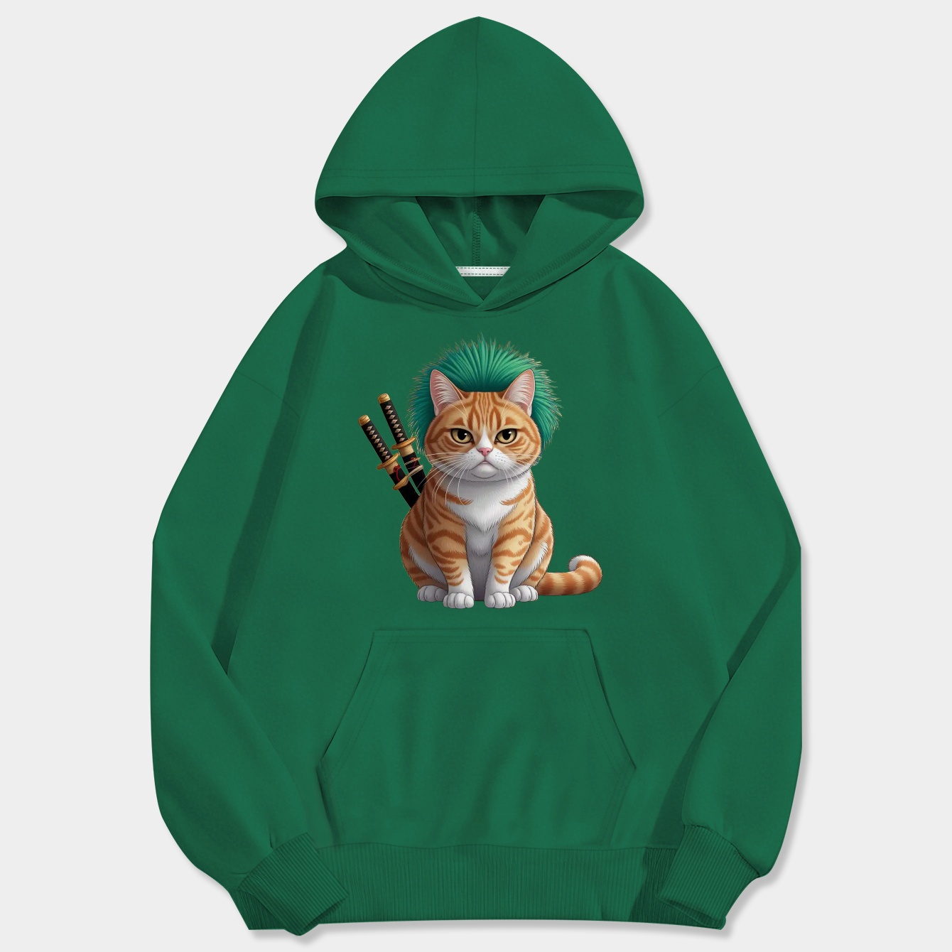 Mr Fresh Cat Meme x Zoro Men's Big & Tall Hoodie