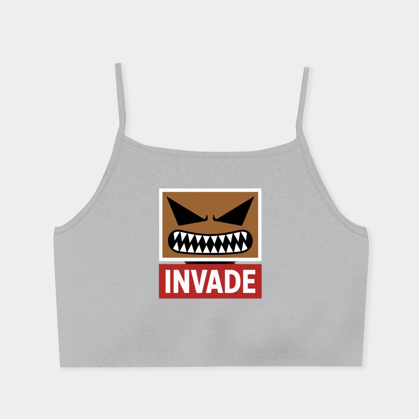 Invade Bold Statement Women's  Spaghetti Strap Tank Top