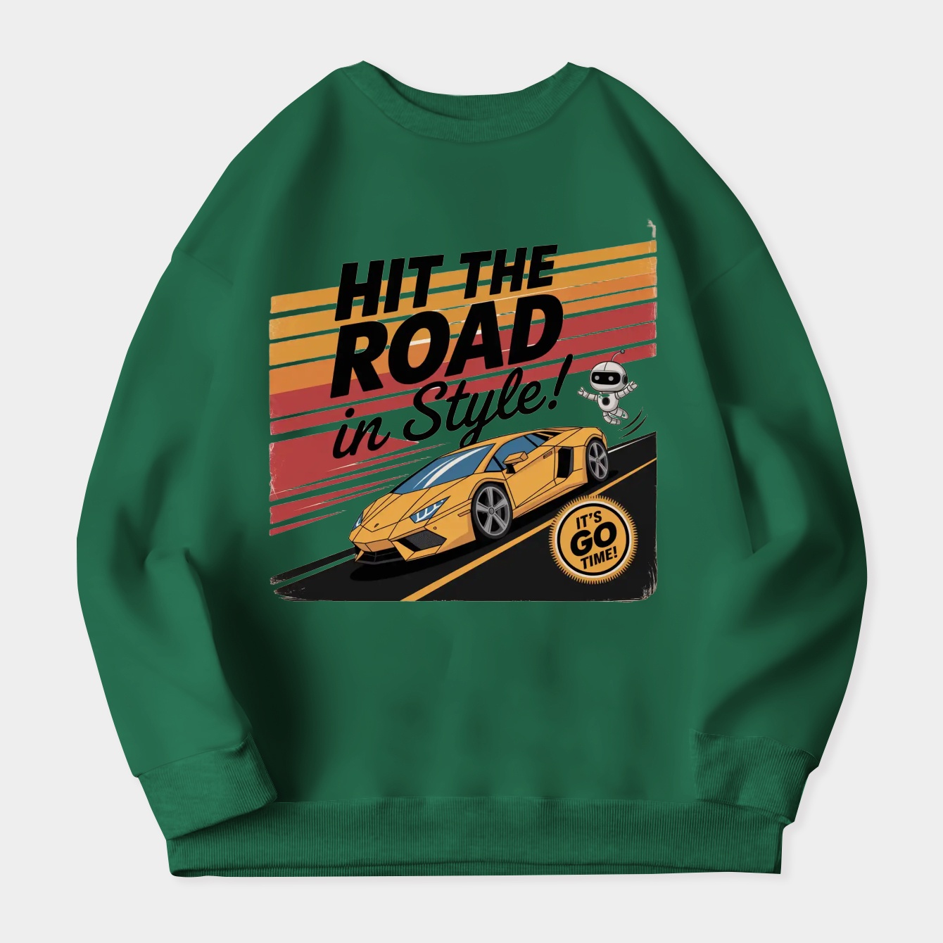 Transformers Hit The Road Women's Plus Size Sweatshirt