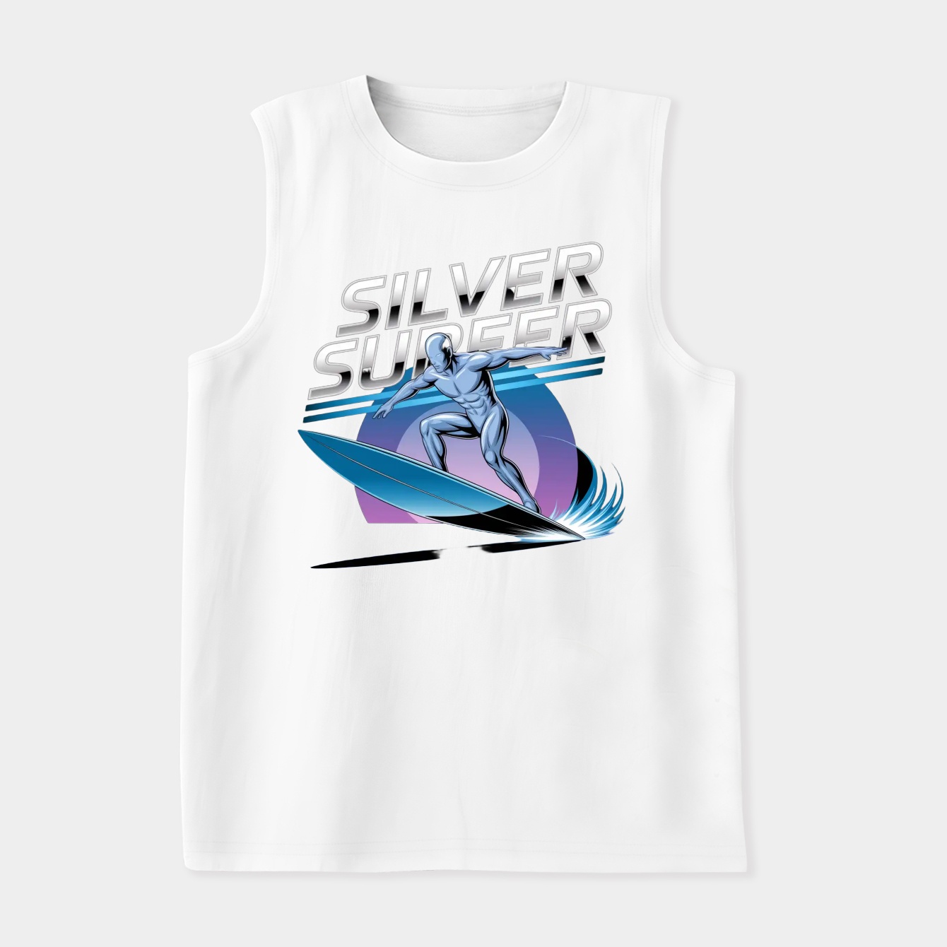 Silver Surf line Women's Soft Tank Top