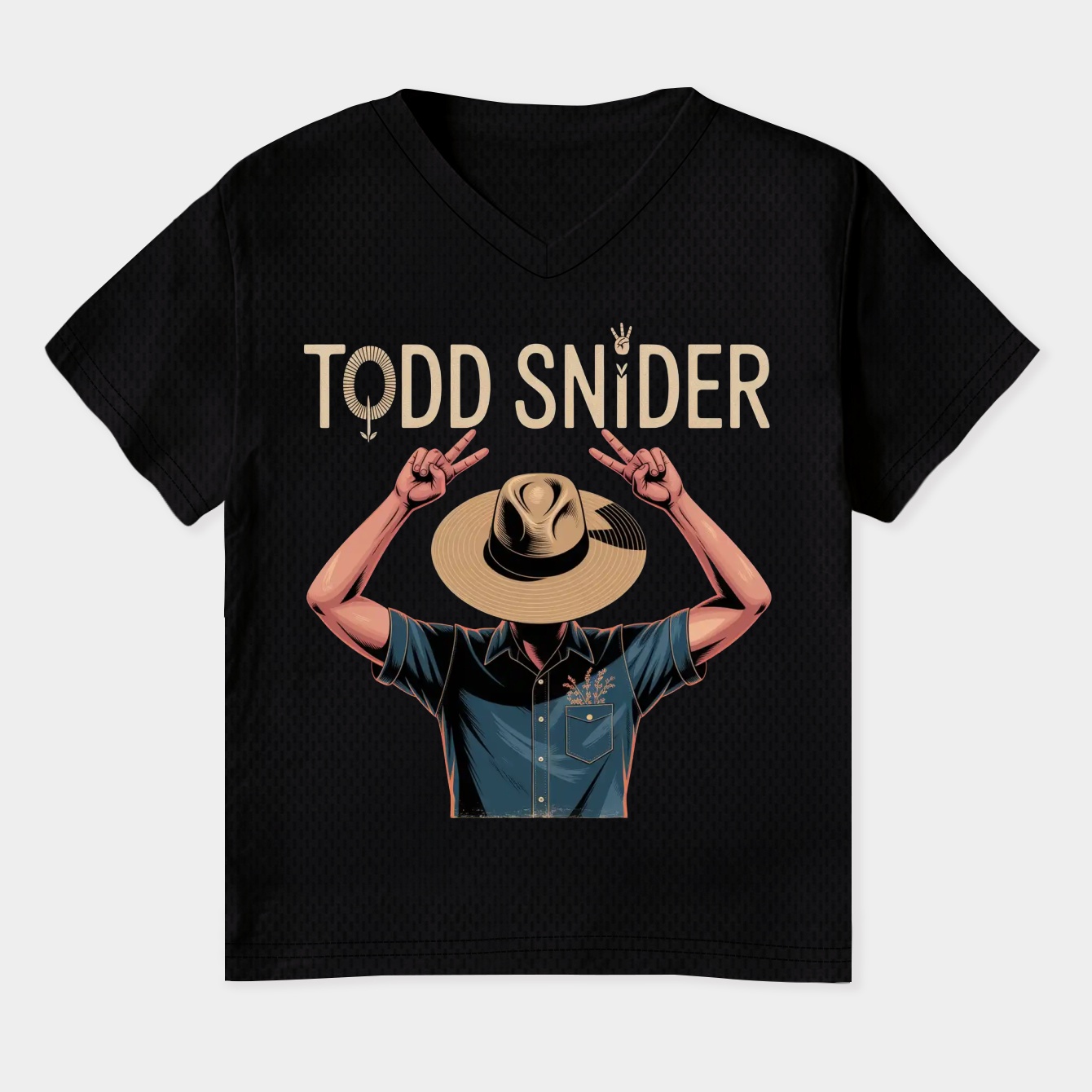 Todd Snider Graphic Design Women's Plus Size V-Neck T-Shirt