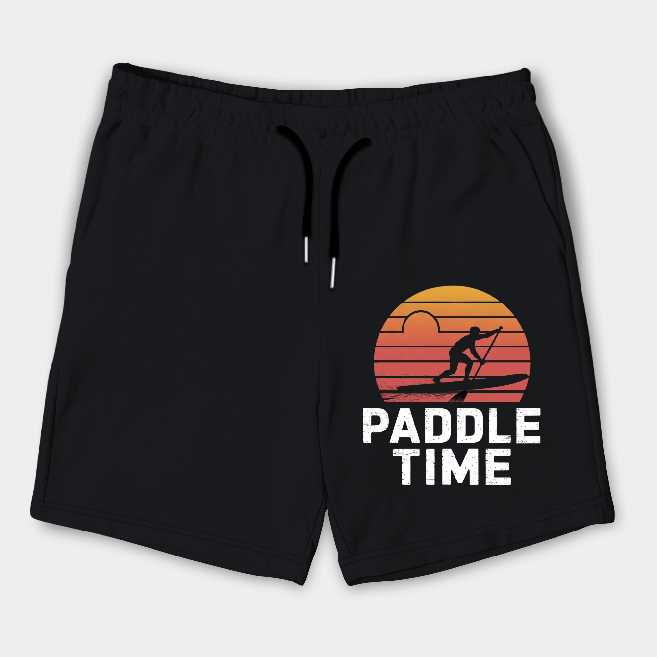 Paddle Time Vintage Sunset Men's Shorts