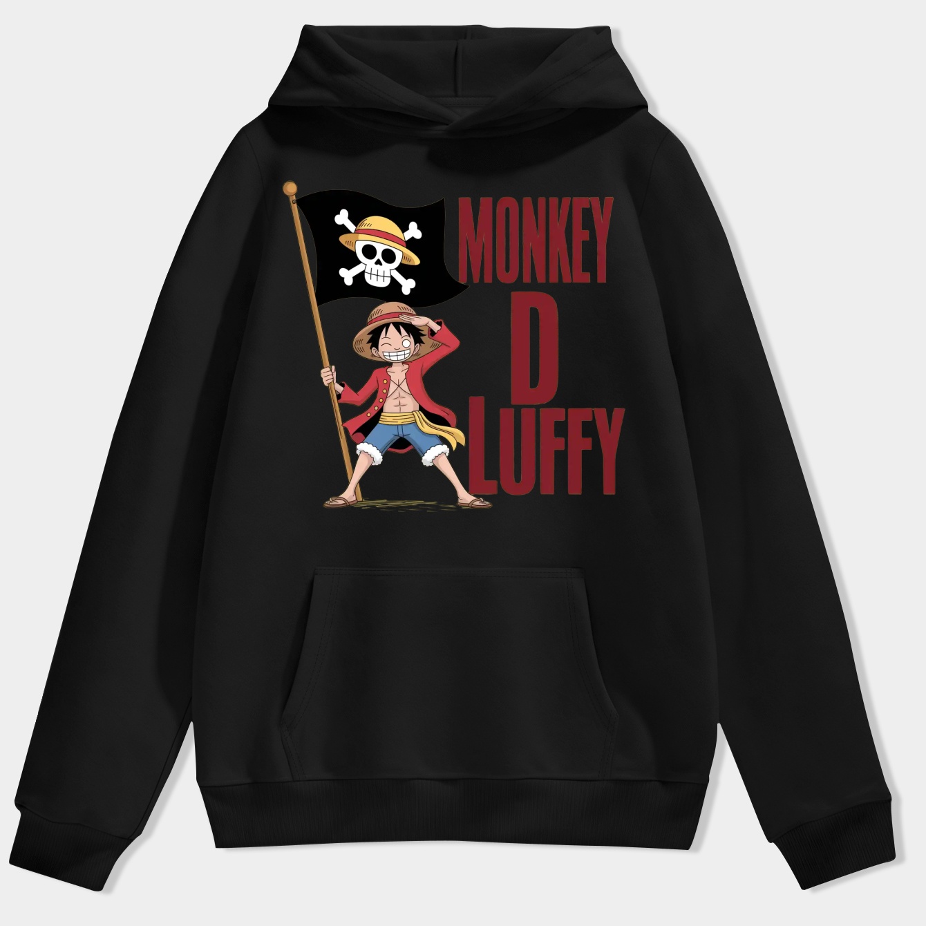 Mugiwara Pirate Captain Luffy Men's Hoodie