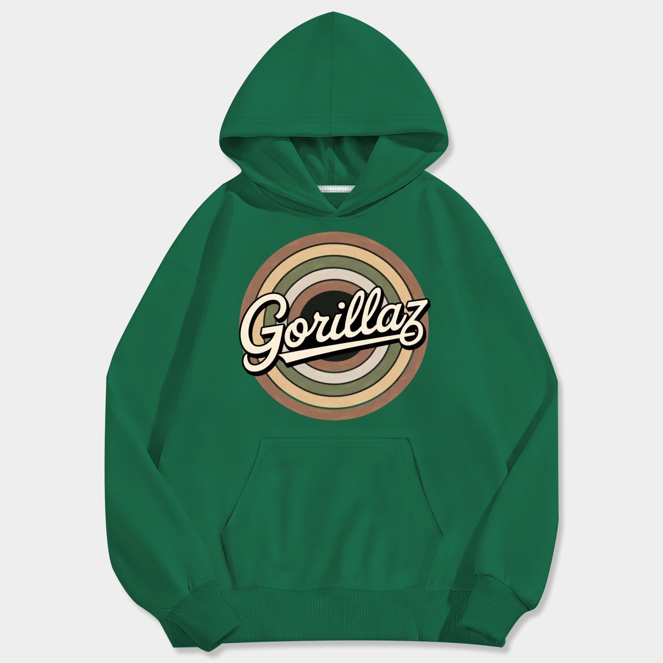 Gorillaz Circle Crayon Men's Big & Tall Hoodie