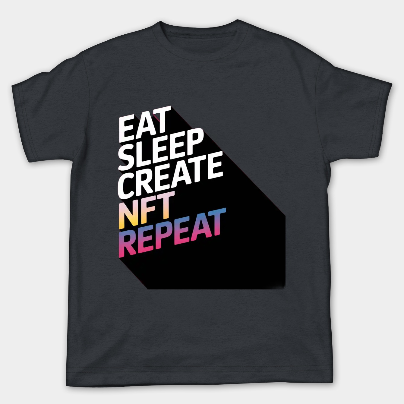Eat Sleep CREATE NFT Repeat Women's Plus Size T-shirt