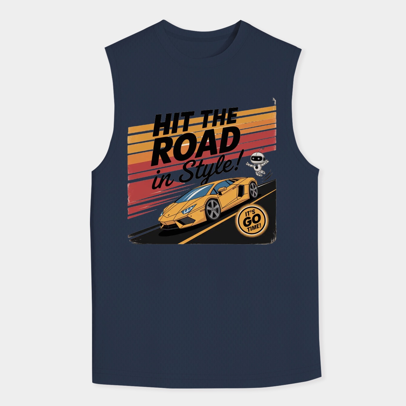 Transformers Hit The Road Men's Tank Top
