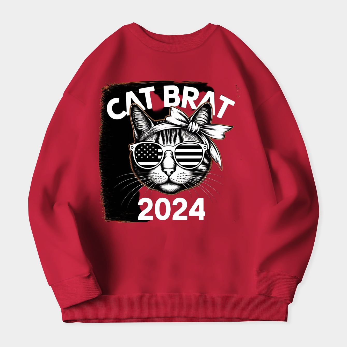 Cat Brat 2024 Women's Plus Size Sweatshirt