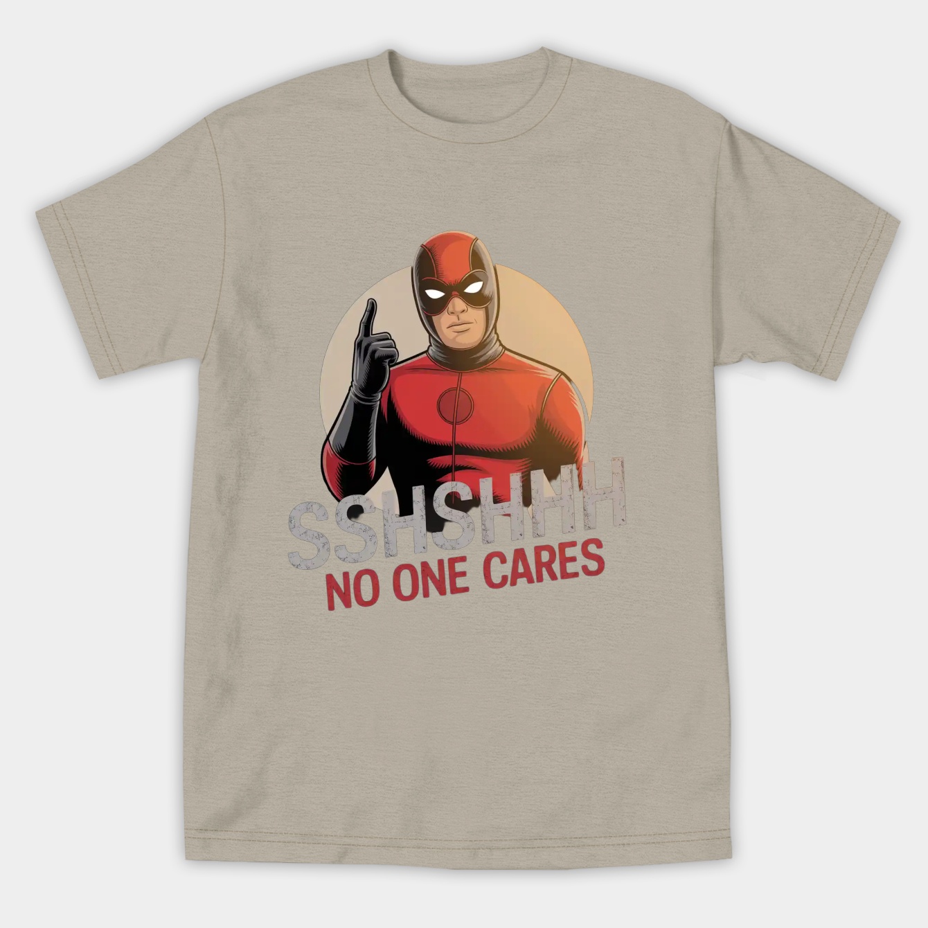 Deadpool No One Cares Women's Athletic Performance T-Shirt