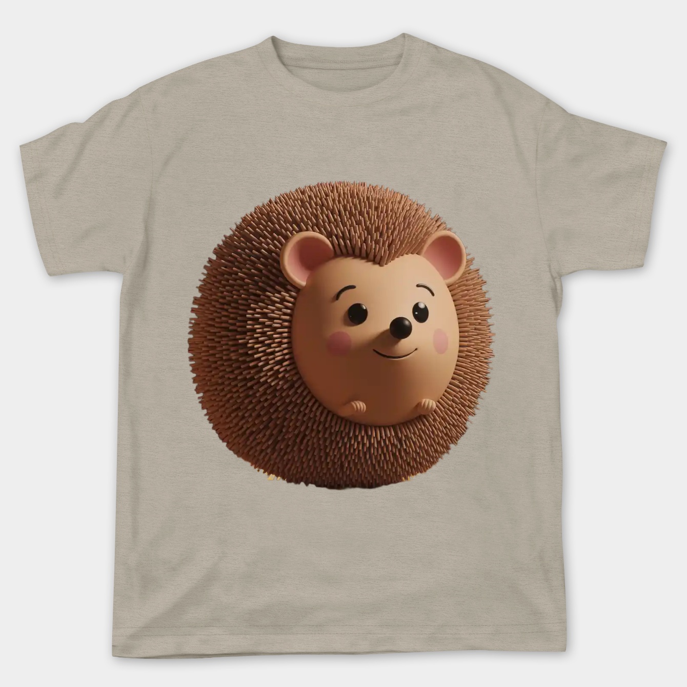 Cute Hedgehog Character Women's Plus Size T-shirt