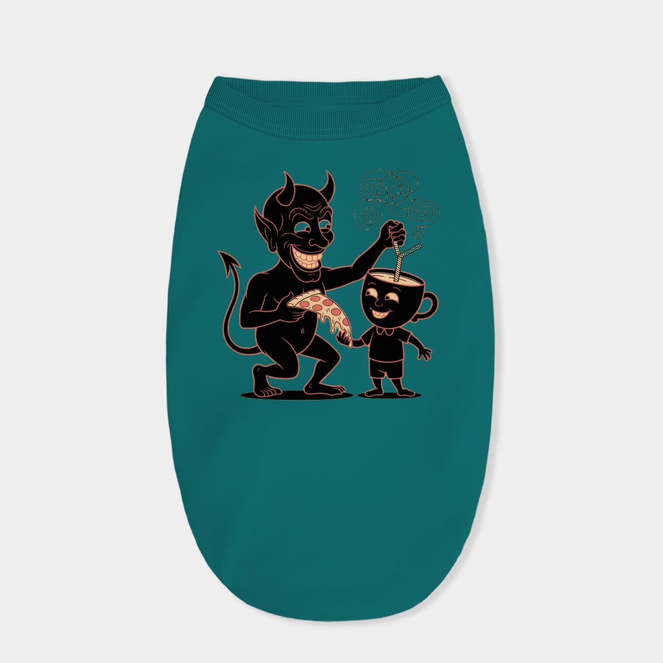 The Devil (Munchies) - Ghostemane X Cuphead Dog Shirt