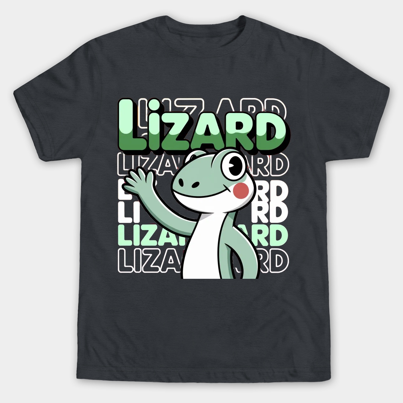 Lizard Lizard Lizard Meme, Titok Viral Meme Lizard, Lizard Button Meme Men's Big & Tall T-shirt