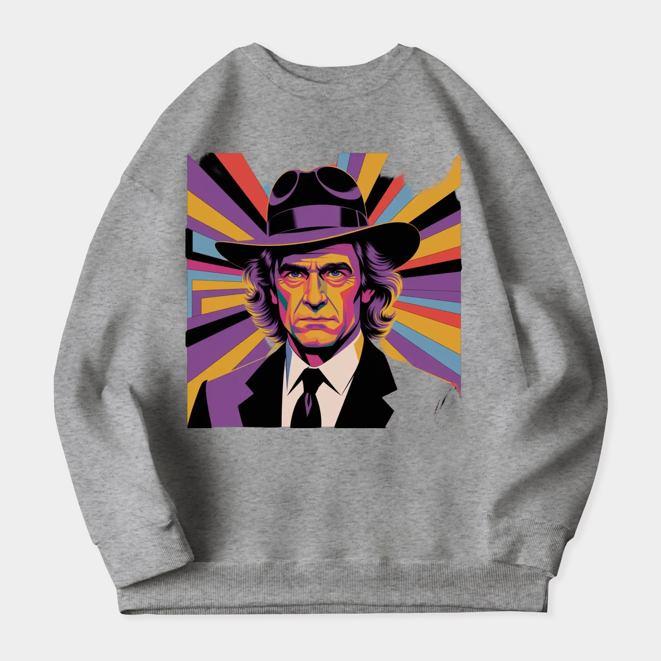 Undertaker popart design Women's Plus Size Sweatshirt